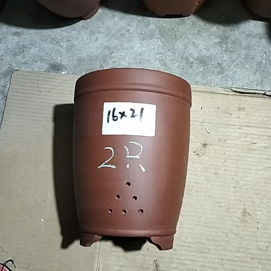 紫砂红泥三线两个