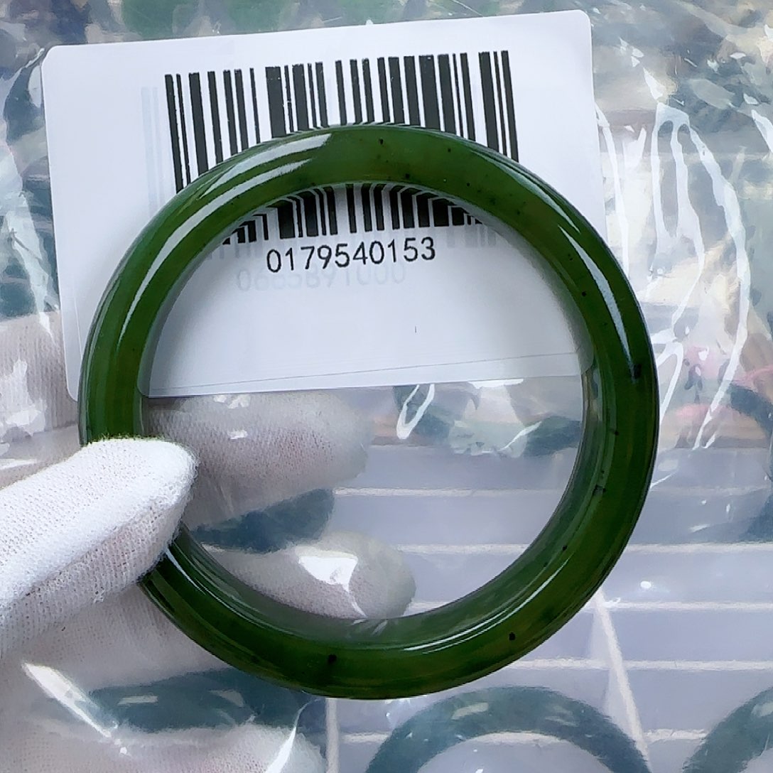 和田玉（碧玉）手镯未镶嵌62