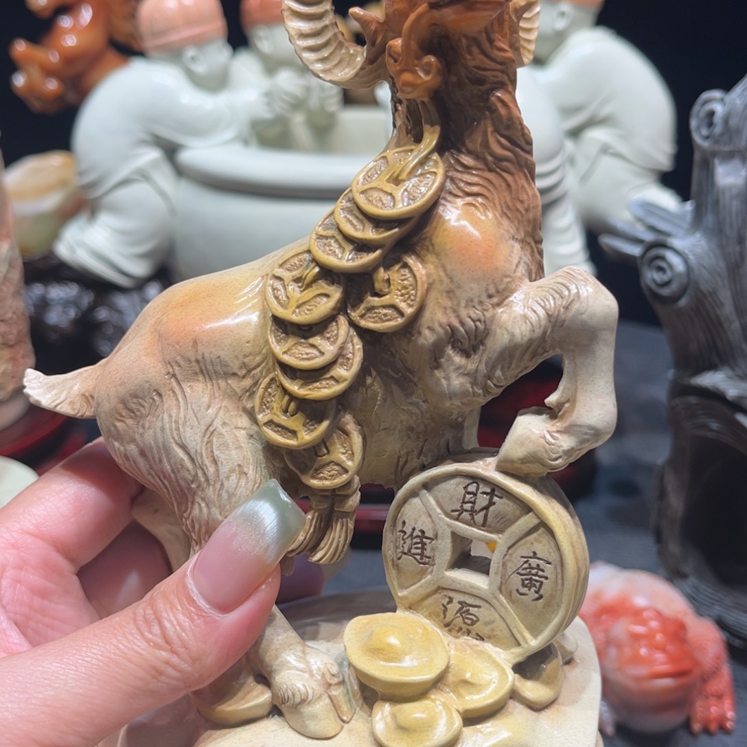 风***影寿山石寿山石雕刻作品欣赏