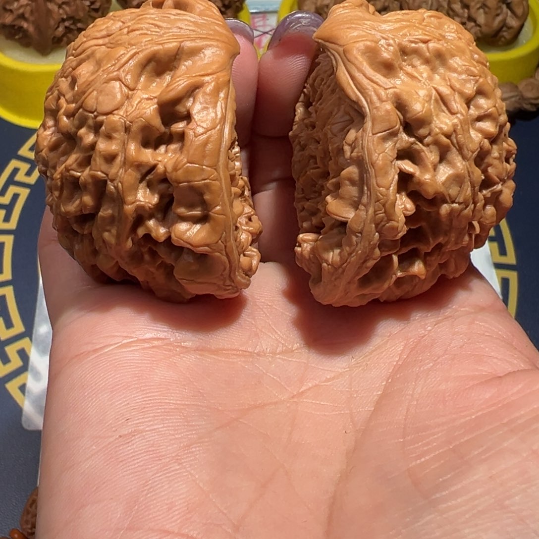 文玩核桃把件官帽聚宝盆49