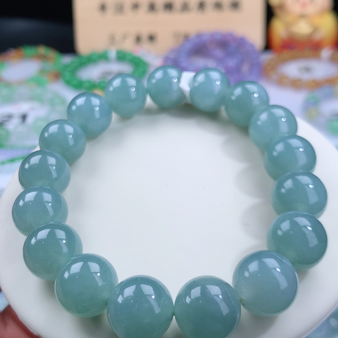 翡翠手链未镶嵌卡12
