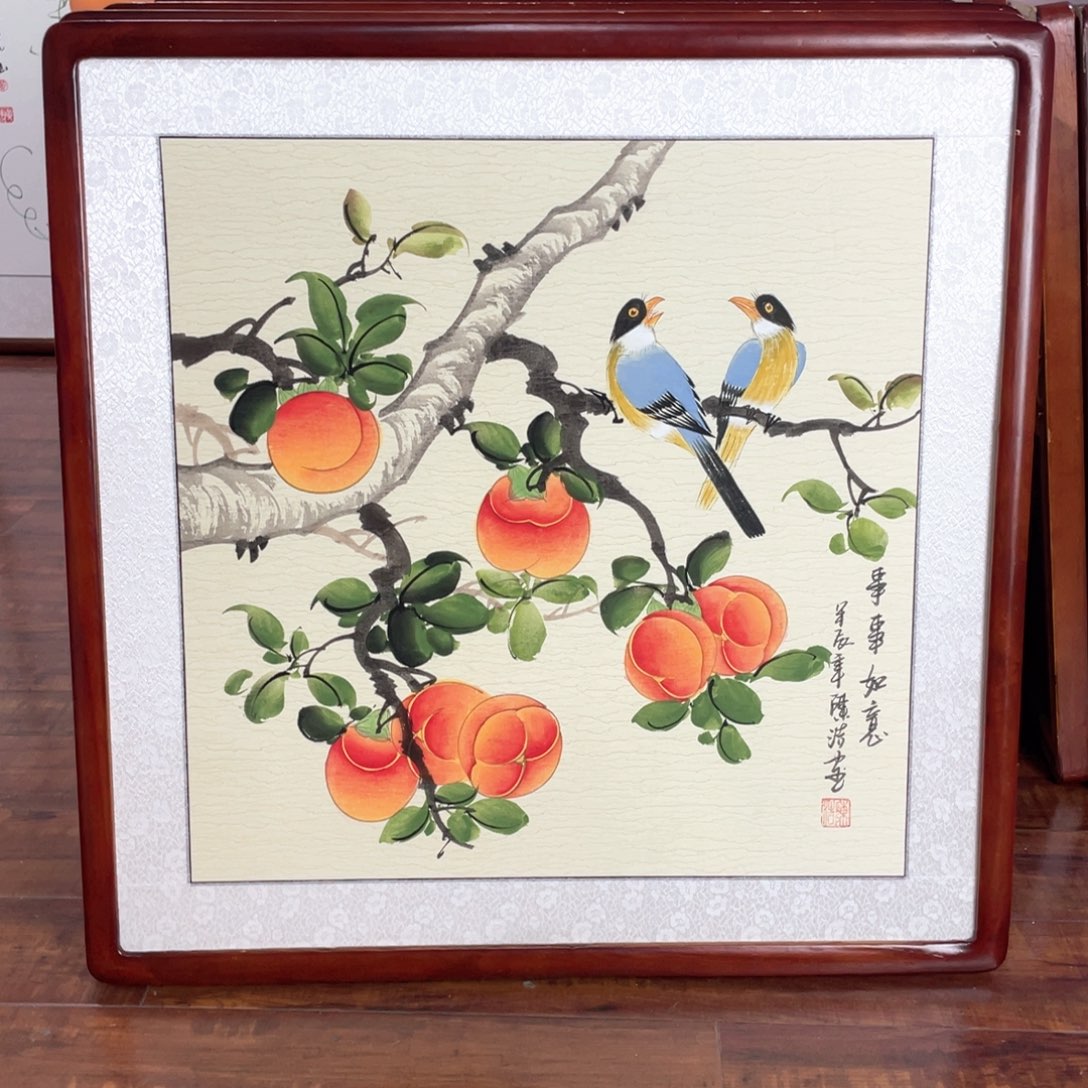 国画带框尺寸63*63厘米