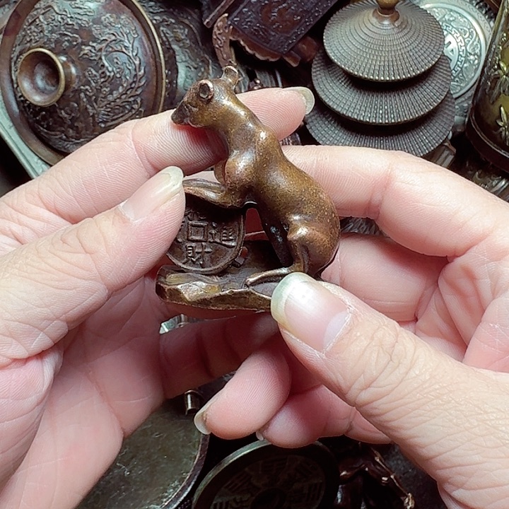 铜器摆件收收藏藏