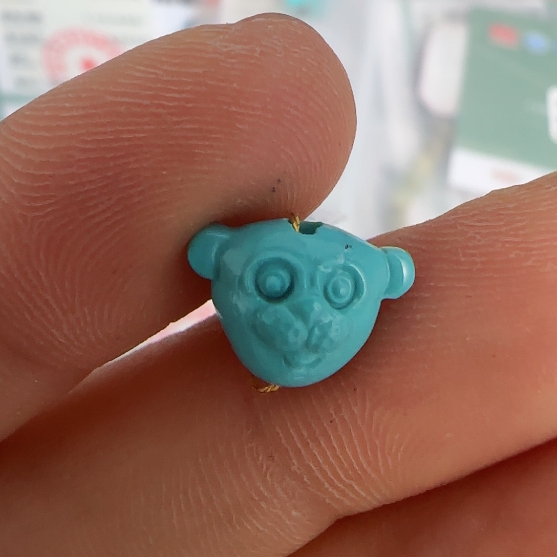 绿松石珠宝半成品未镶嵌