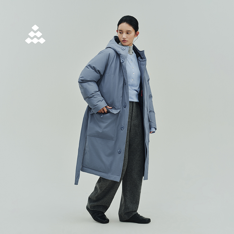 道木熙（H16）95鹅绒长款羽绒服男女款复古休闲2025冬季新款极寒款