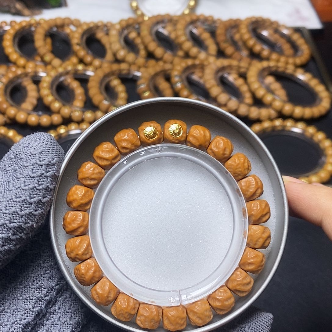 猴头核桃手串金标观山无相10左右单号69