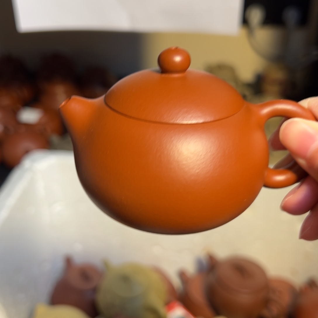 茶壶紫砂宜兴紫砂壶朱泥120