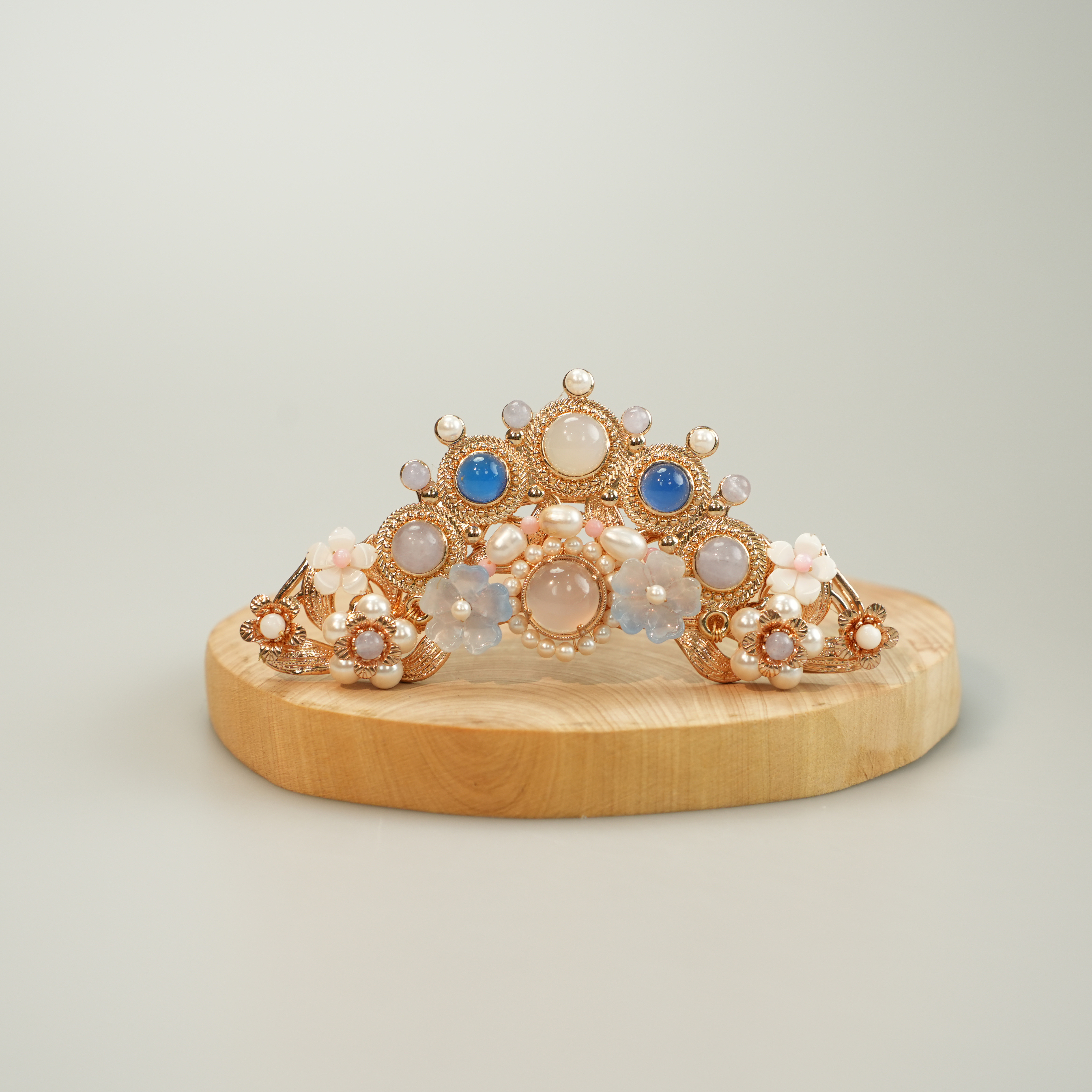 古悦倾城【心宁发冠】古风汉服头饰国风古装发饰复古宋制明制冠配饰