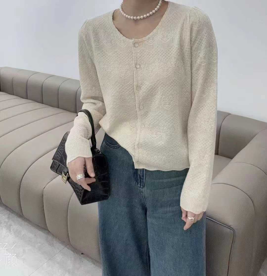 纯色长袖圆领薄款女秋季毛针织衫打底衫衫时尚秋冬女装