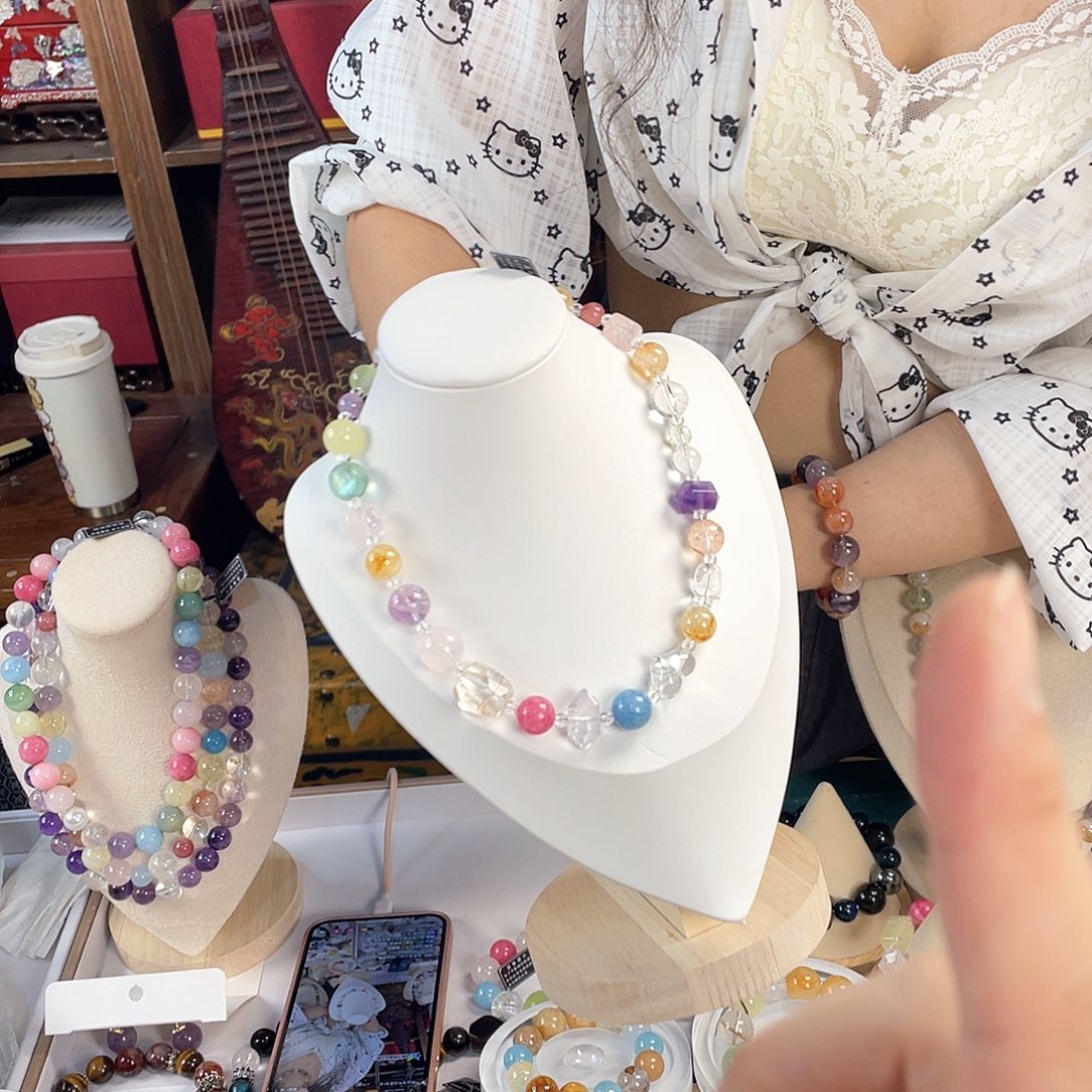 银S925镀金镶嵌手链水晶