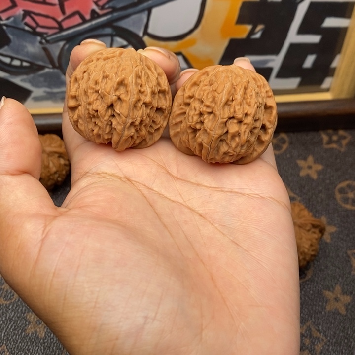 文玩核桃吊坠38磨盘