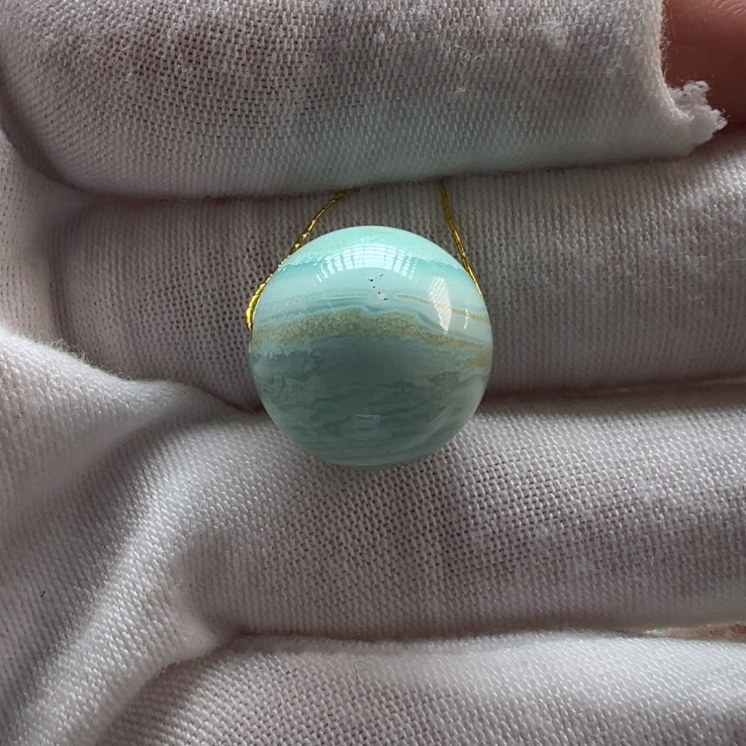 绿松石未镶嵌配饰圆珠14.9mm