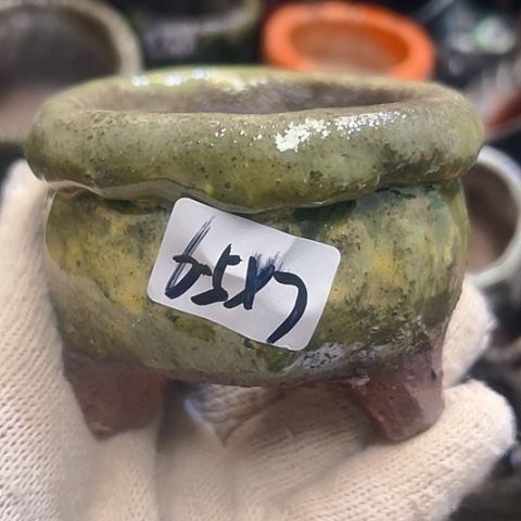 红陶粗陶花盆手工