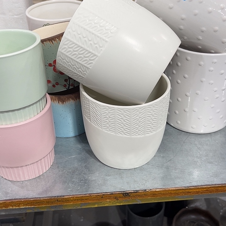 有孔！福利价！陶瓷花盆福利款式