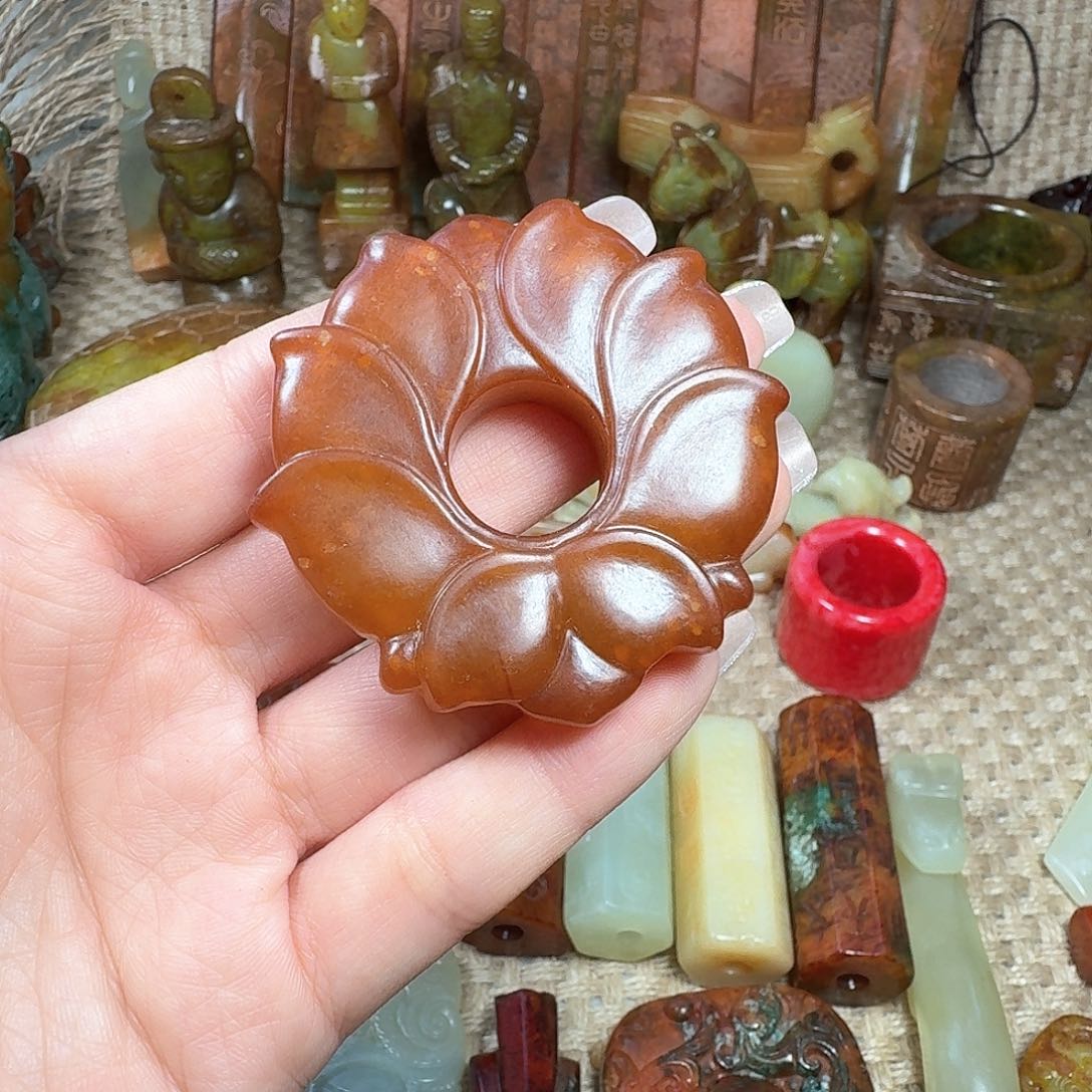 白玉菩提吊坠挂件