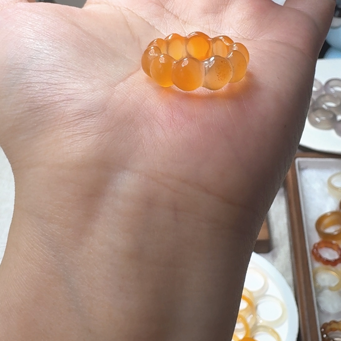 未镶嵌戒指玛瑙/玉髓513港13