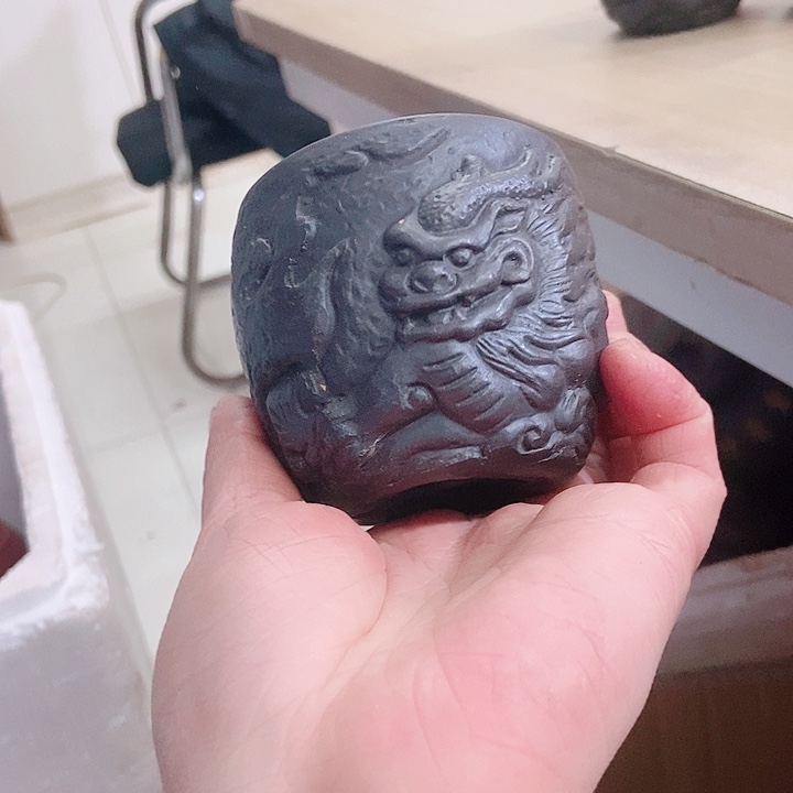 紫砂茶杯宜兴紫砂手工制作