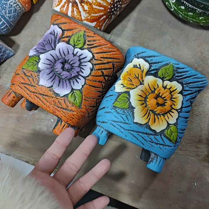 红陶吸水透气的白陶花盆凑满12发货