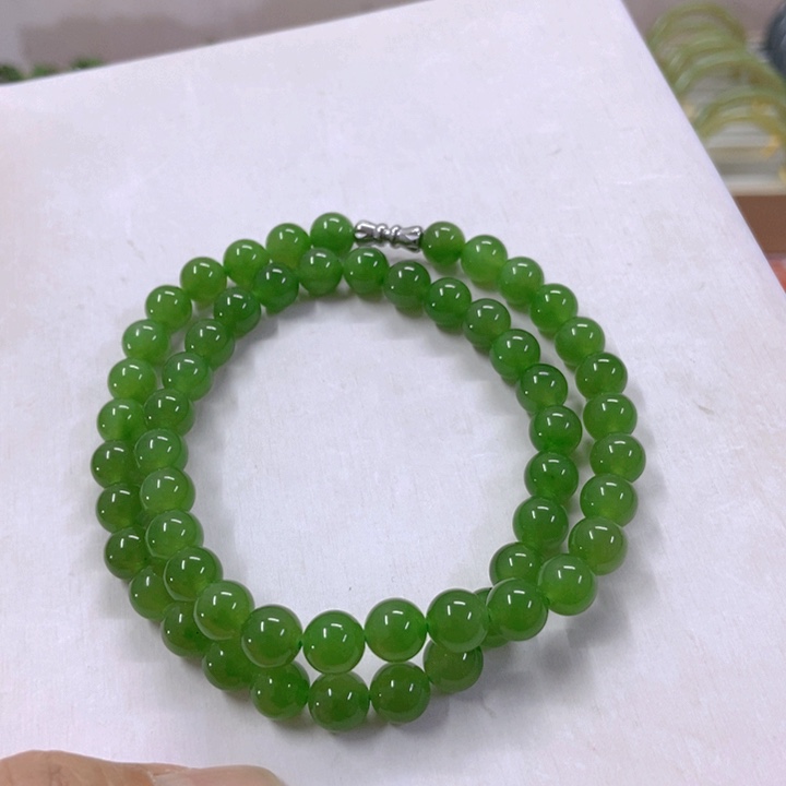 【闪购商品】和田玉（碧玉）颈饰未镶嵌11