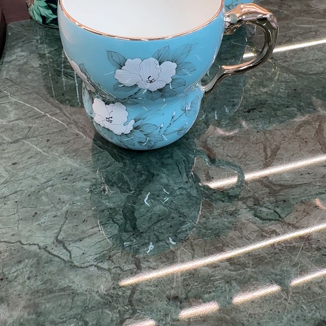 杯谢*丽手绘蓝附录杯一个