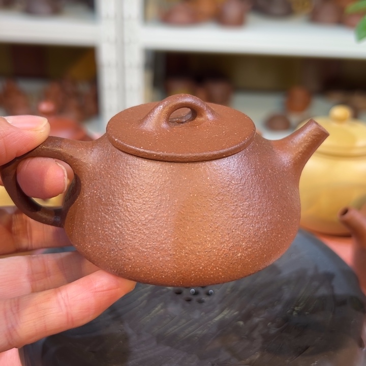 紫砂茶案紫泥平盖150cc