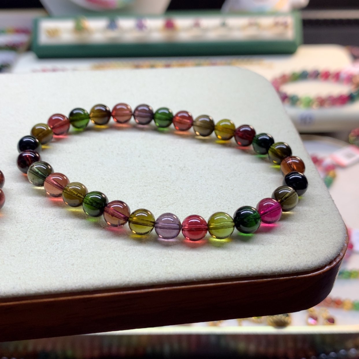 【闪购商品】碧玺手链未镶嵌须*糖果色