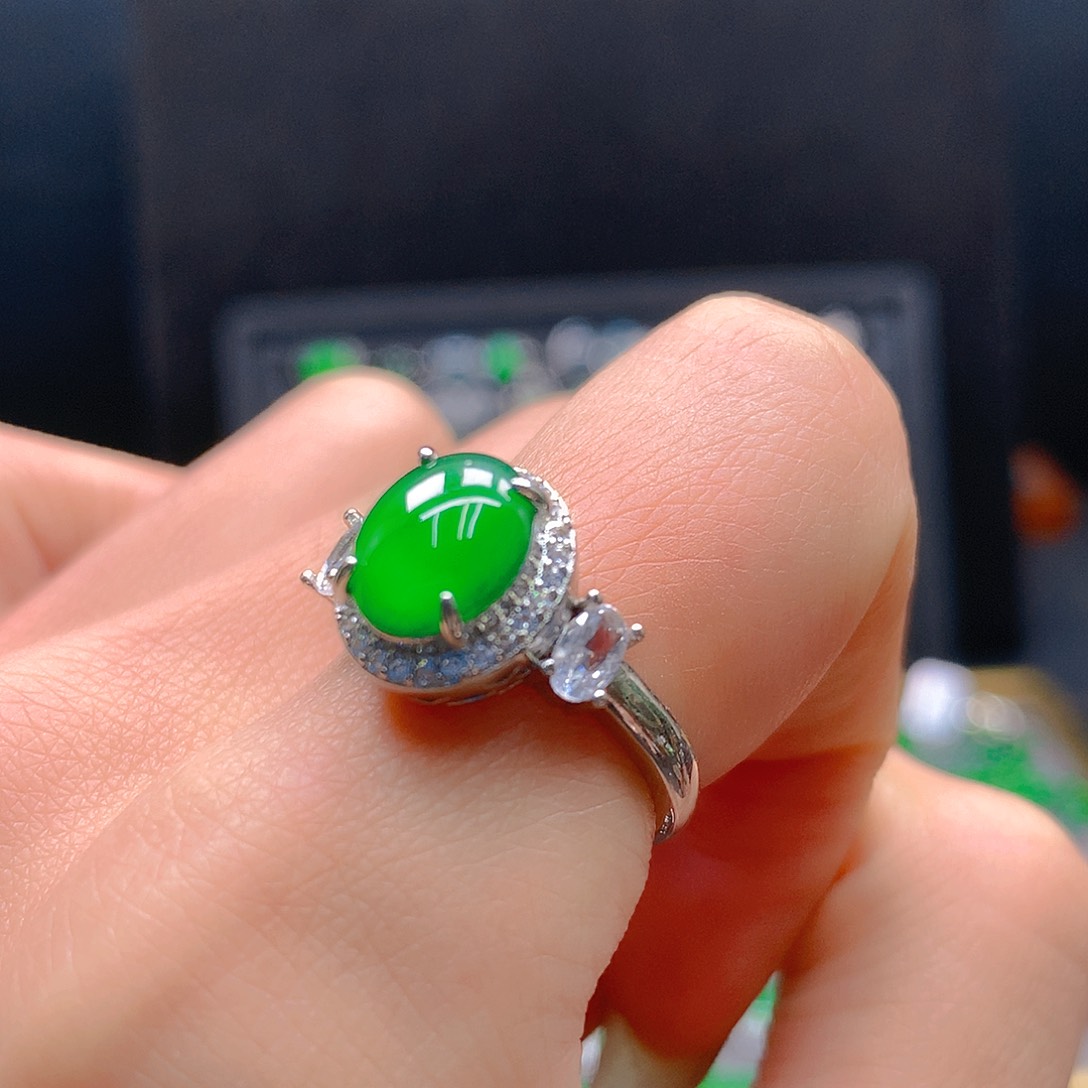 未镶嵌戒指翡翠天然翡翠