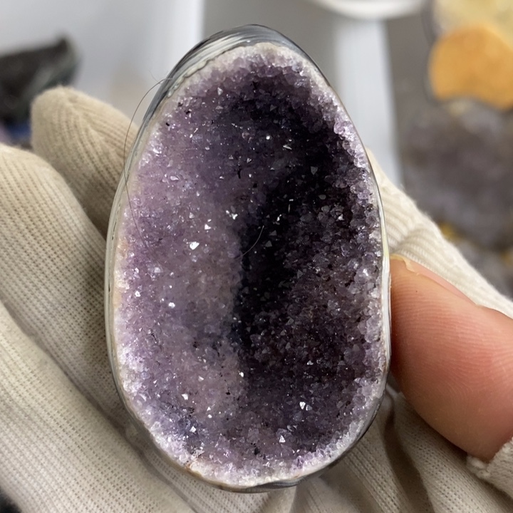 珠宝半成品未镶嵌紫晶