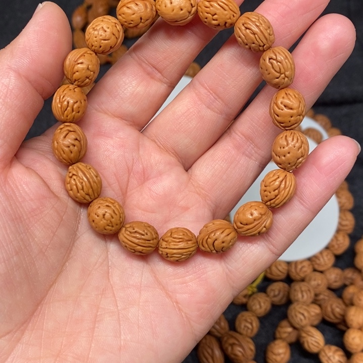 沉***鱼毛桃核野生籽1.0吊坠款