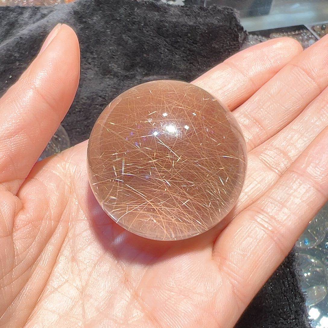 水晶水晶球摆件未镶嵌