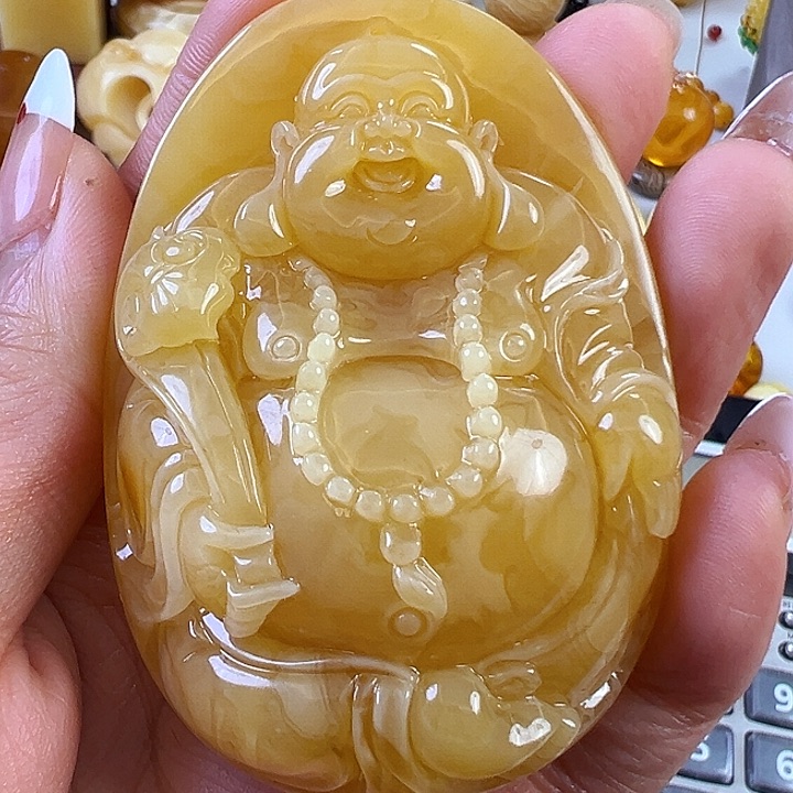 蜜蜡颈饰未镶嵌蜜蜡