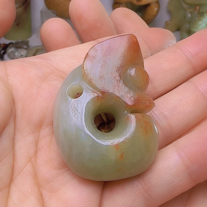 和田玉吊坠(不含链)未镶嵌