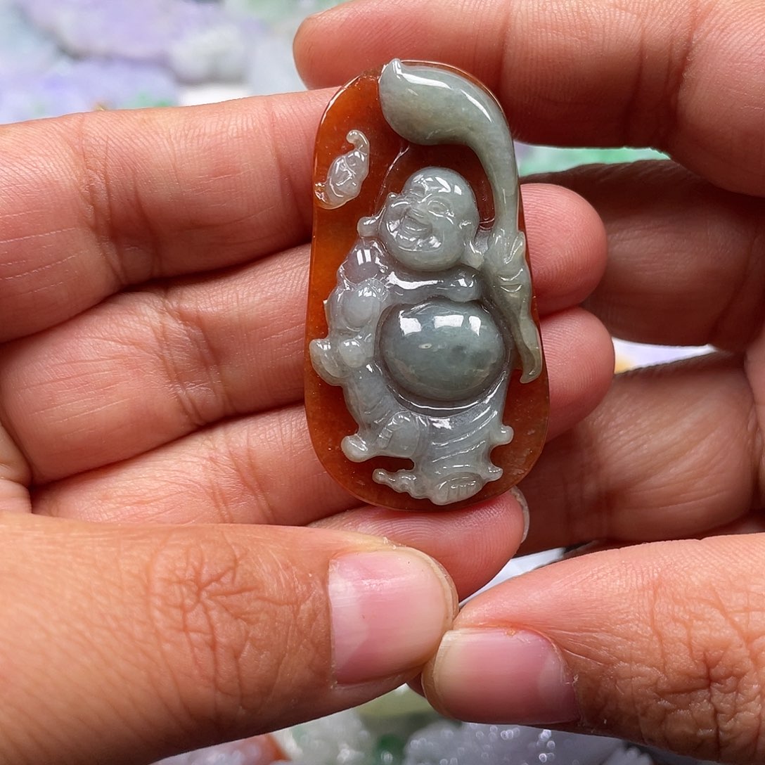 颈饰未镶嵌翡翠小****爱翡玉缘翡翠