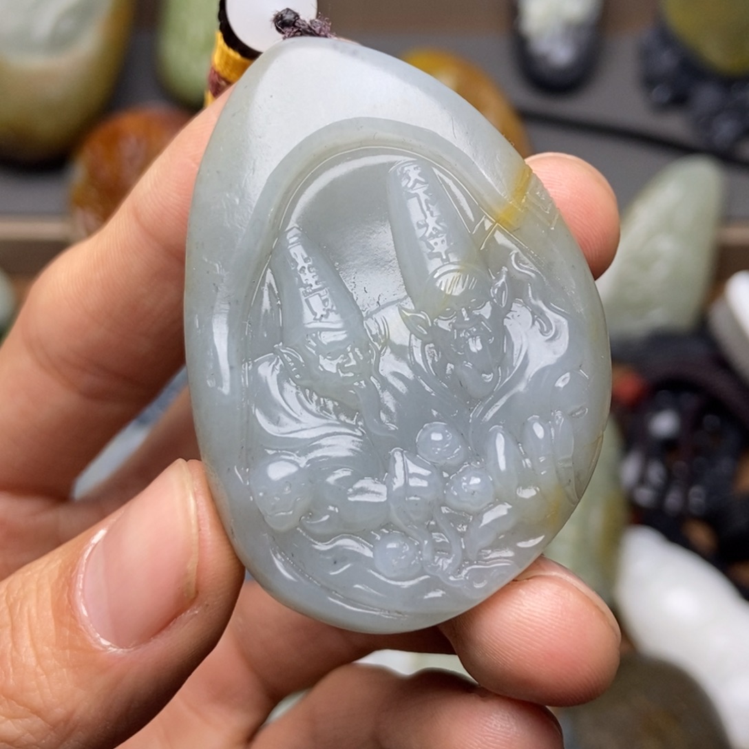 和田玉颈饰未镶嵌