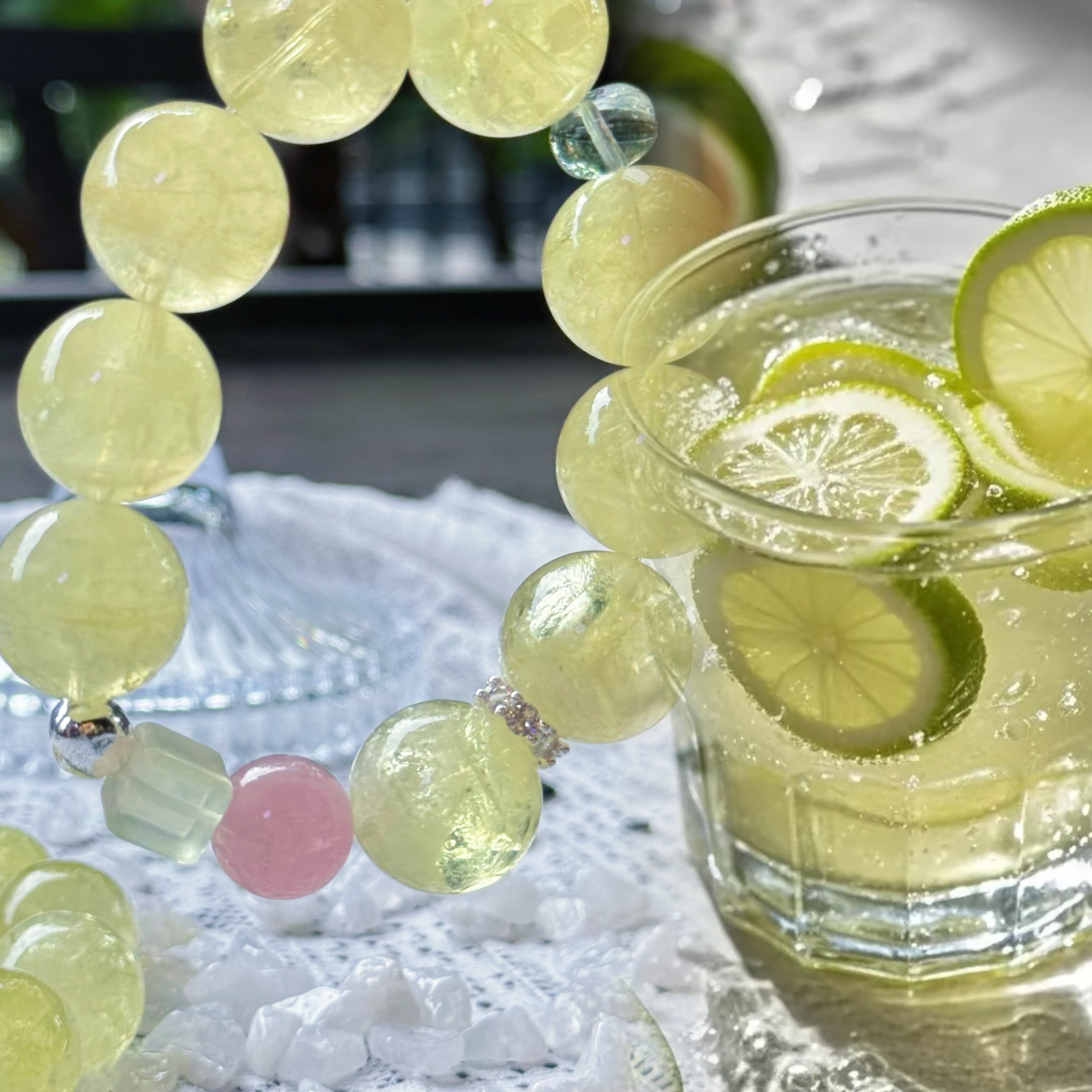 【十六珠宝】冰柠檬｜黄水晶18mm设计款LY473多样性发一