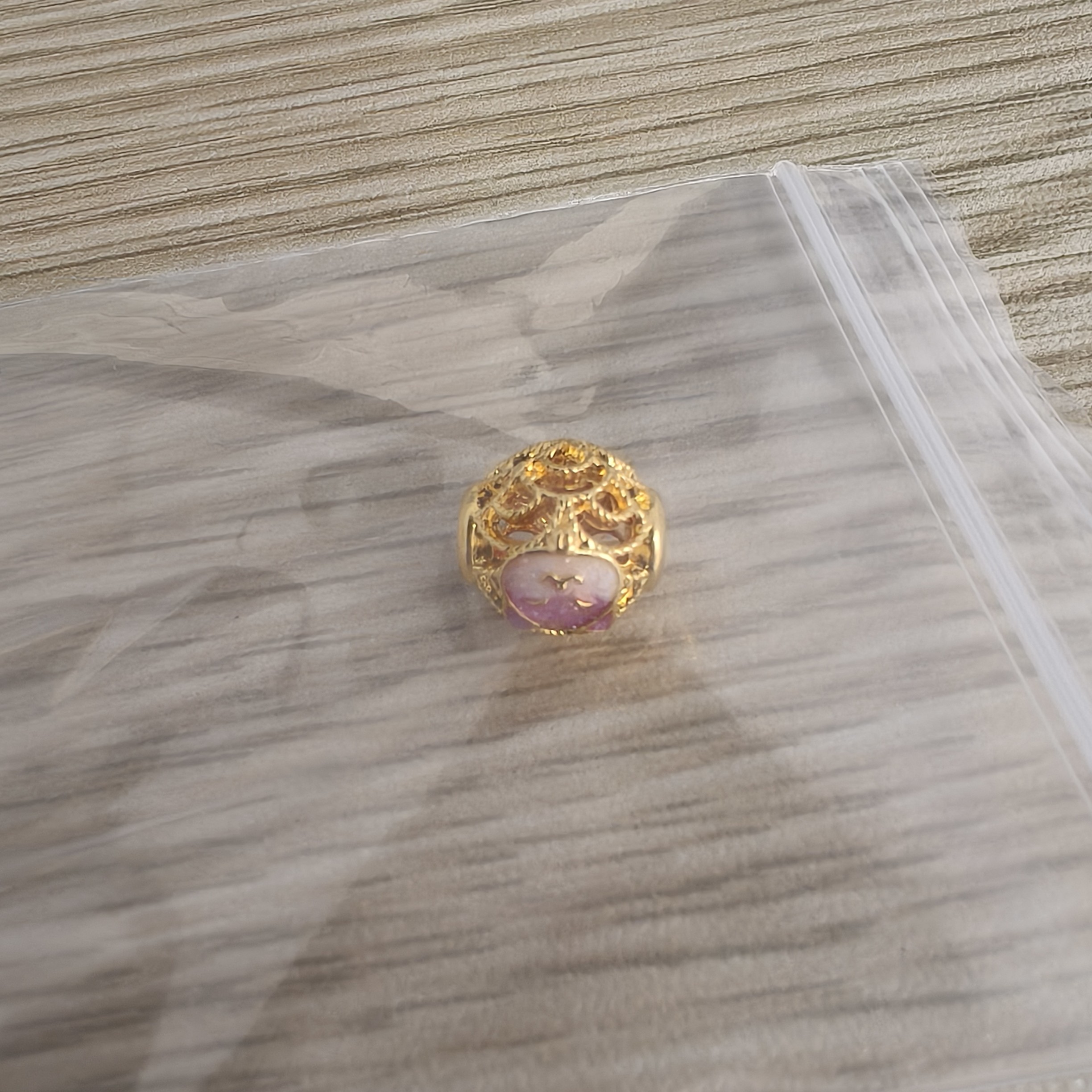  足金999  花丝珠