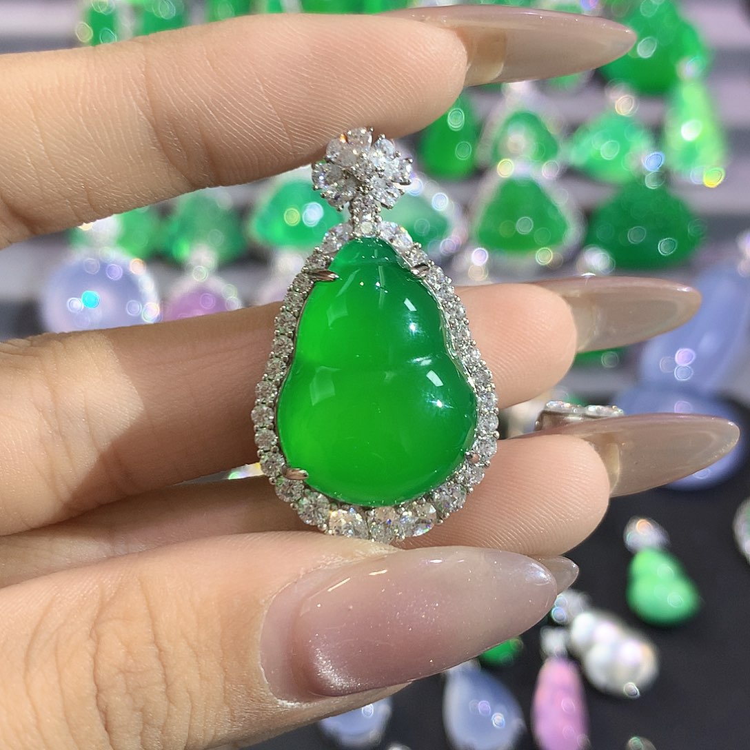 ^***^玛瑙/玉髓银S925镶嵌颈饰