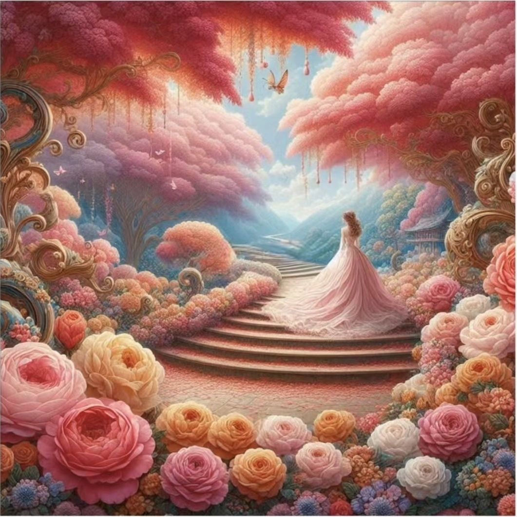 新款梦幻仙境十字绣01610爆款满绣客厅卧室装饰大格手工自绣套件