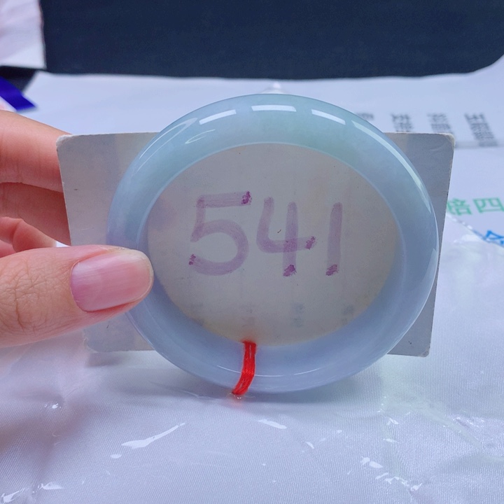 翡翠未镶嵌手镯59圈口