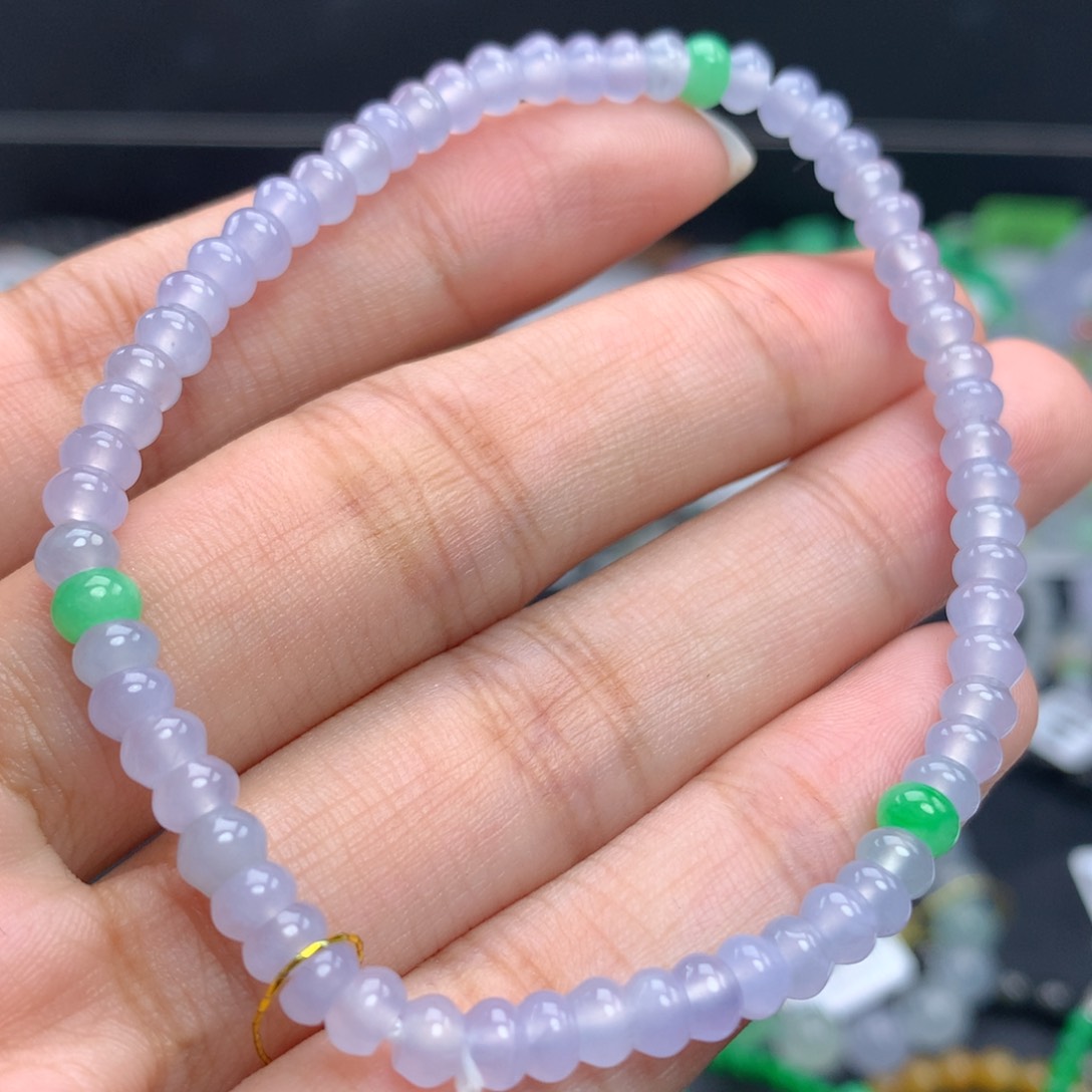 翡翠手链未镶嵌卡