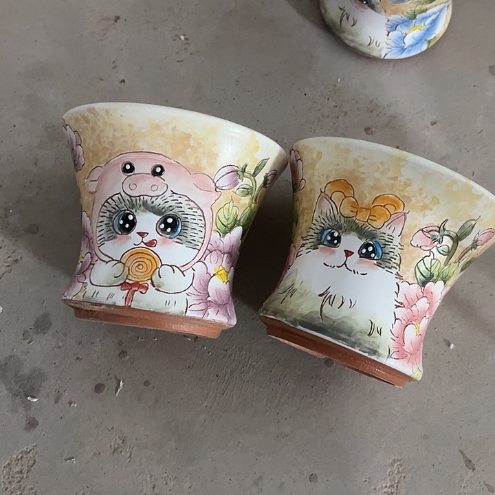 景德镇手绘花盆性价比超高