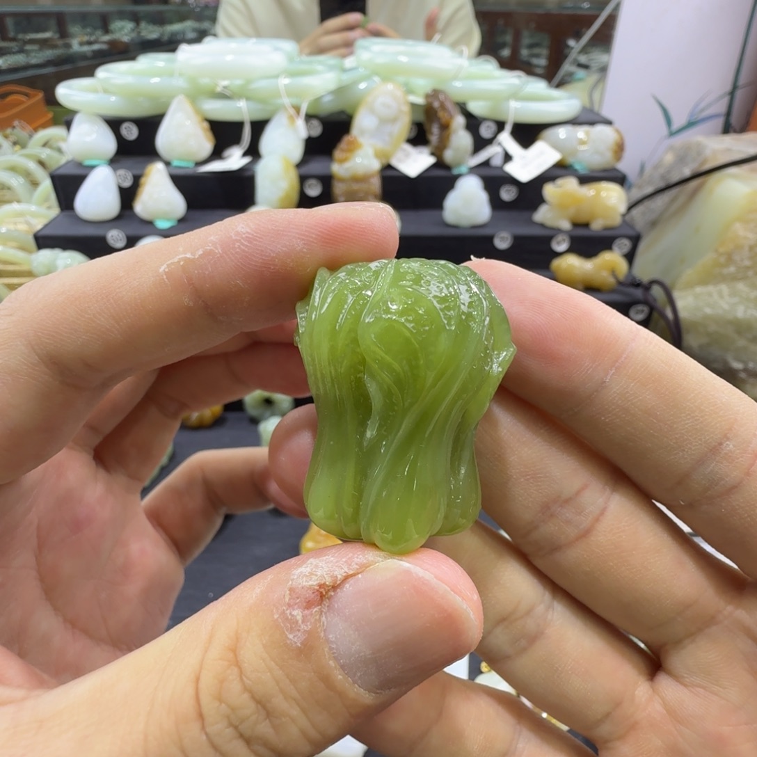 华***程和田玉未镶嵌吊坠(赠链)新疆和田玉