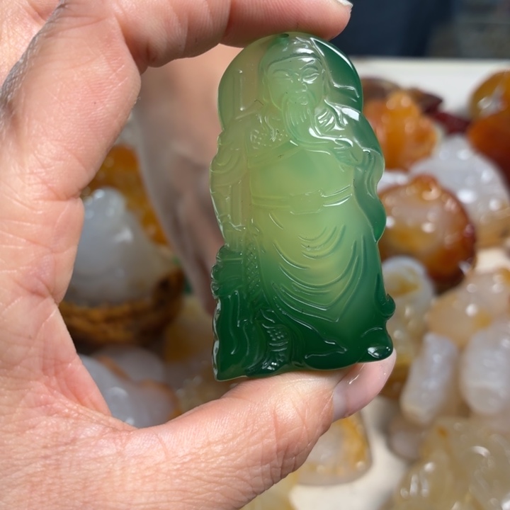 玛瑙/玉髓未镶嵌吊坠(不含链)