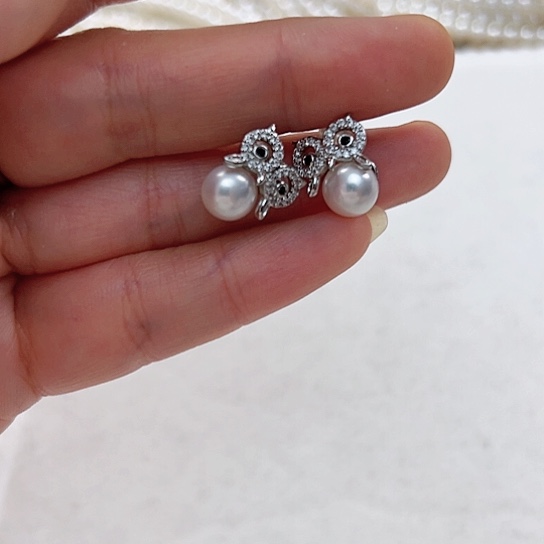 淡水珍珠耳饰未镶嵌