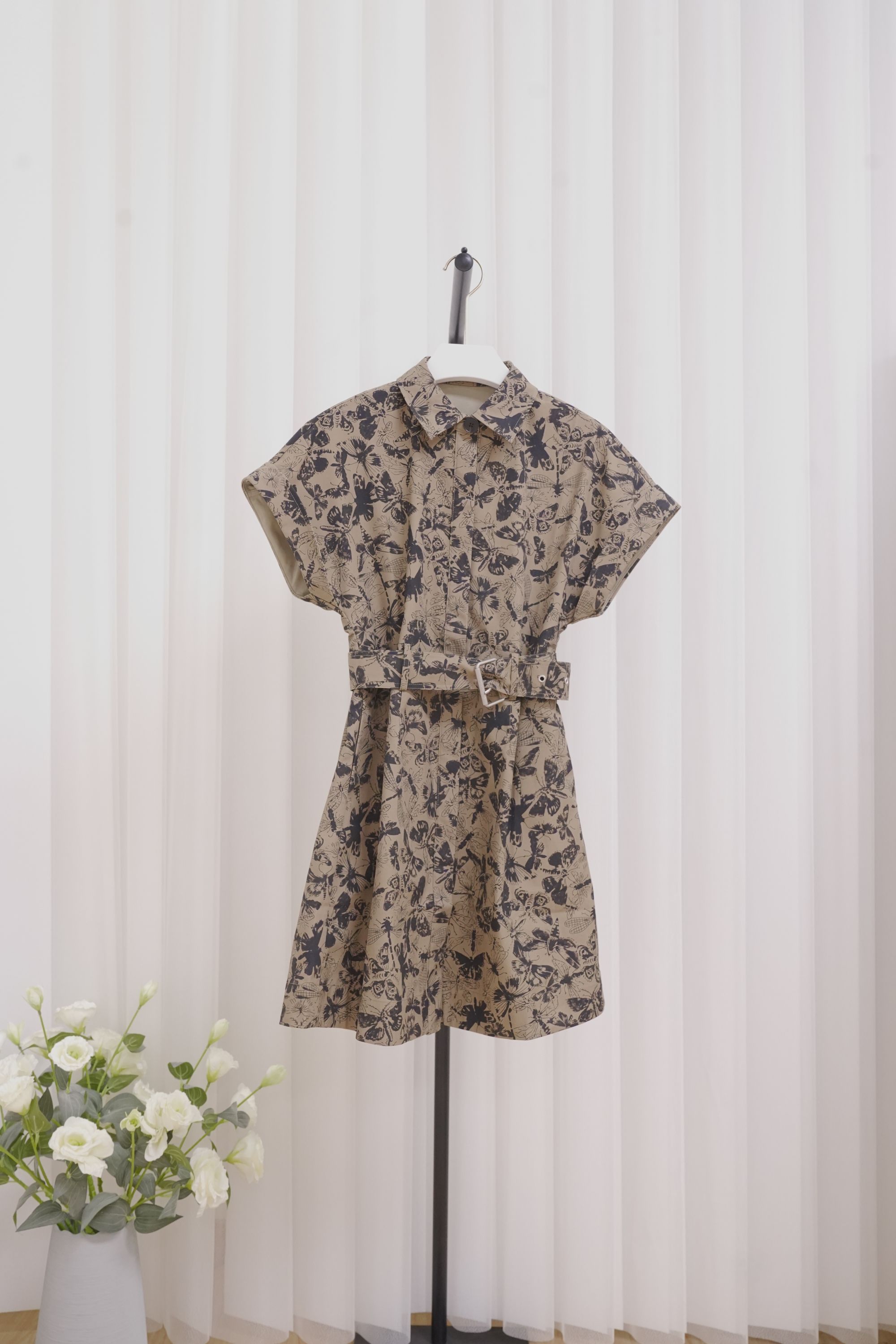 2025文哥工作室新品女夏季高定设计连衣裙气质时尚CC-2580