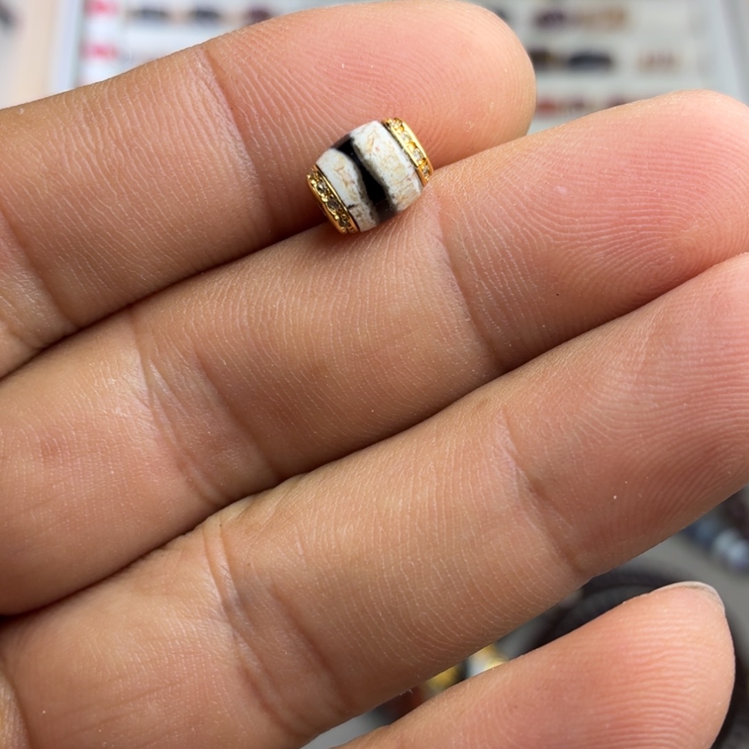 大理石磁石一物一图黑白线珠