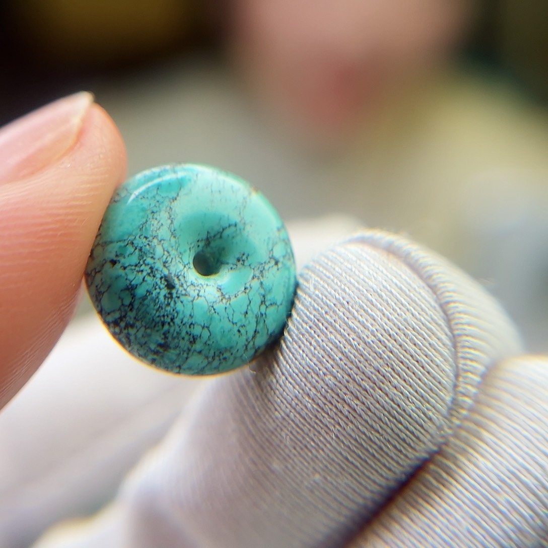 绿松石珠宝奇石未镶嵌15.5