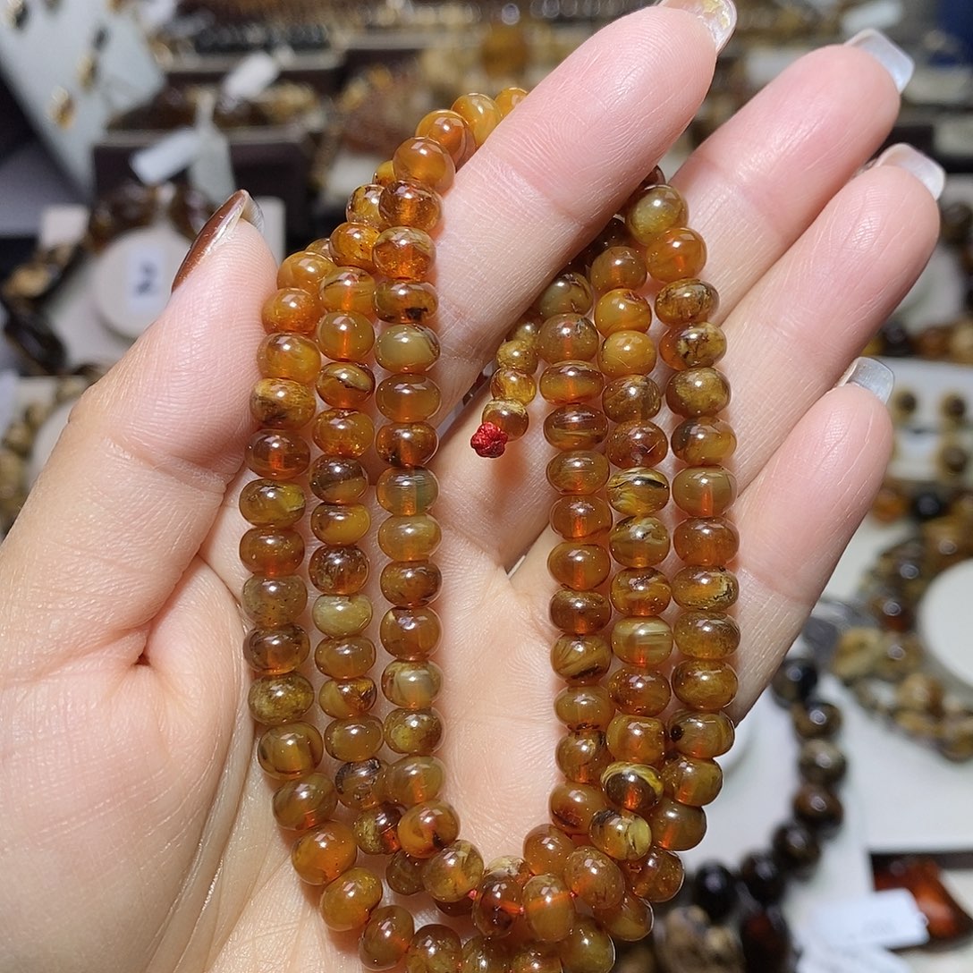 琥珀未镶嵌裸石橘蜜6精品