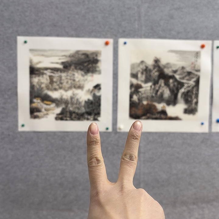 国画p****s花鸟等动物为主料制作