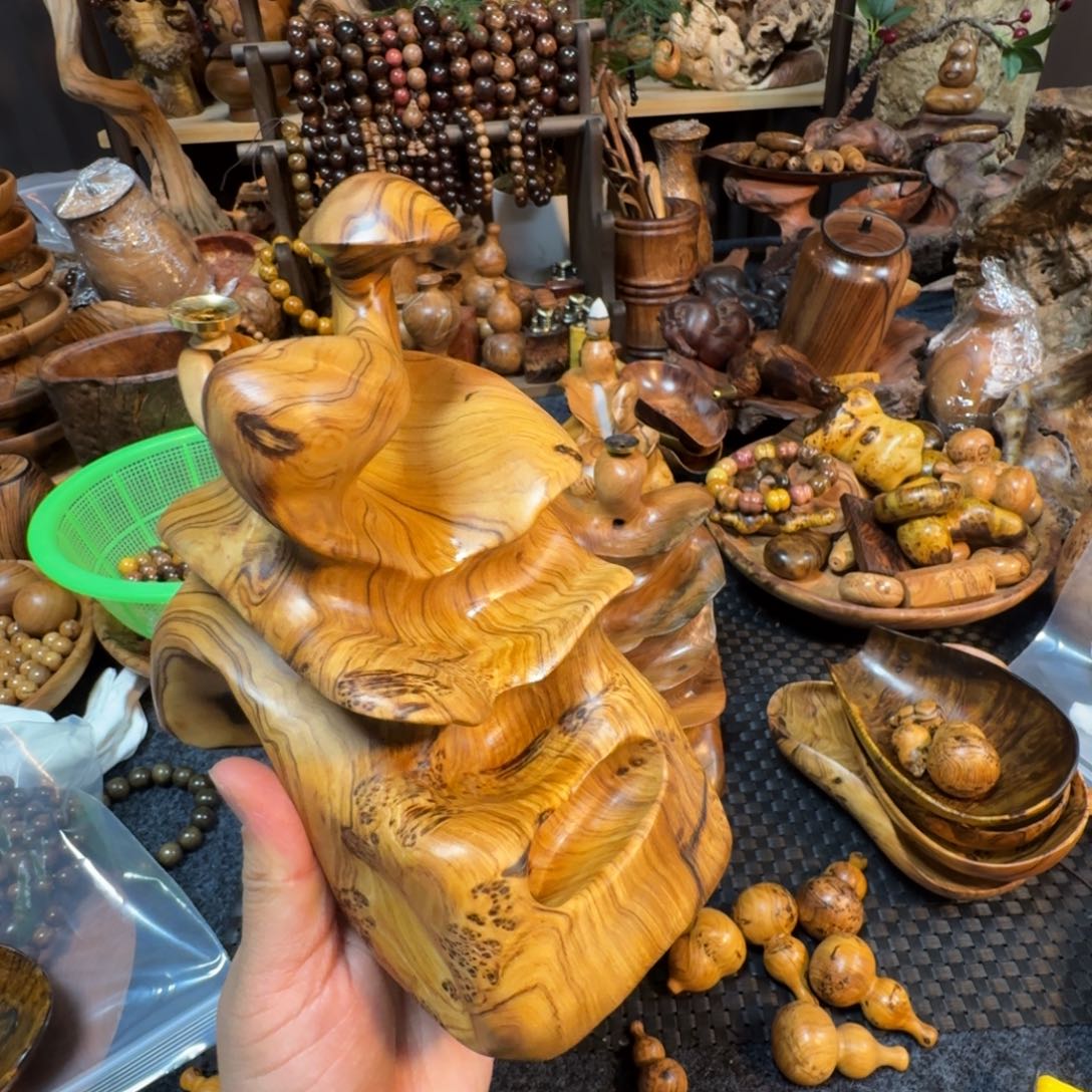 一***诺花梨木类贵黄鬼柳紫檀麻梨等硬木手作